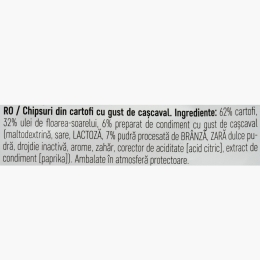 Chipsuri cu gust de cașcaval 125g