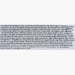 Baton energizant cu aromă de ciocolată și guarana 23g