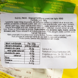 Chipsuri Tortilla Fajita 185g