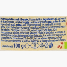 Pastă vegetală cu roșii și busuioc 100g