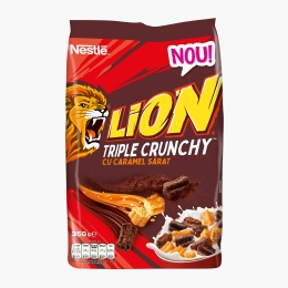 Cereale mic dejun Triple Crunchy cu caramel sărat 350g