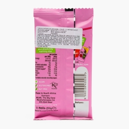 Rulouri yoyo zmeură, fără zahăr adăugat 20g