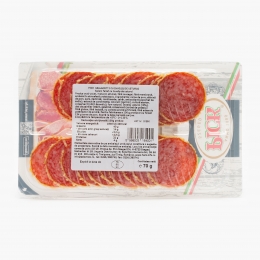 Salam cu înveliș de usturoi, felii, 70g