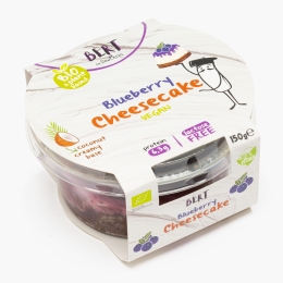Cheesecake vegan din cremă de cocos și afine eco 150g