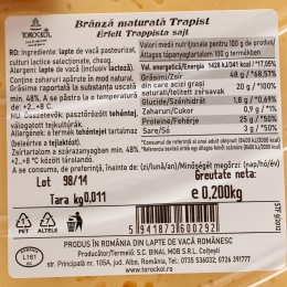 Brânză maturată Trapist 200g