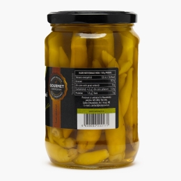 Ardei iuți peperoni în oțet, Gourmet, 680g