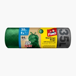 Saci menajeri ultra elastici, cu șnur, 35l, 15 buc