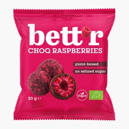 Zmeură liofilizată în ciocolată eco 50g