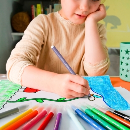 Carioci ultralavabile Kids Couleur, 12 culori