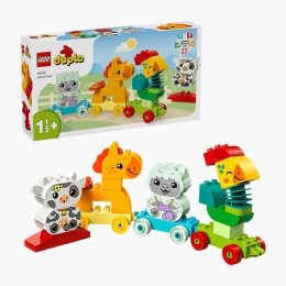 Tren cu animale, 10412 Duplo, 19 piese, +18 luni