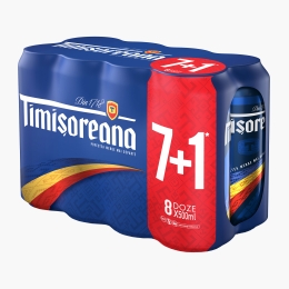 Bere blondă doză 8x500ml (7+1)