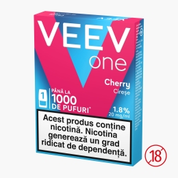 Capsulă pentru țigară electronică Cherry 1.8%, 20mg/ml nicotină, 1000 puffs