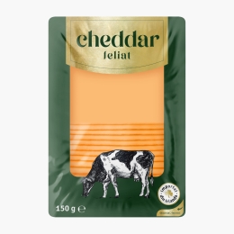 Brânză Cheddar feliat 150g