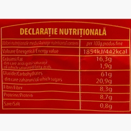 Biscuiți cu măr și scorțișoară 55g